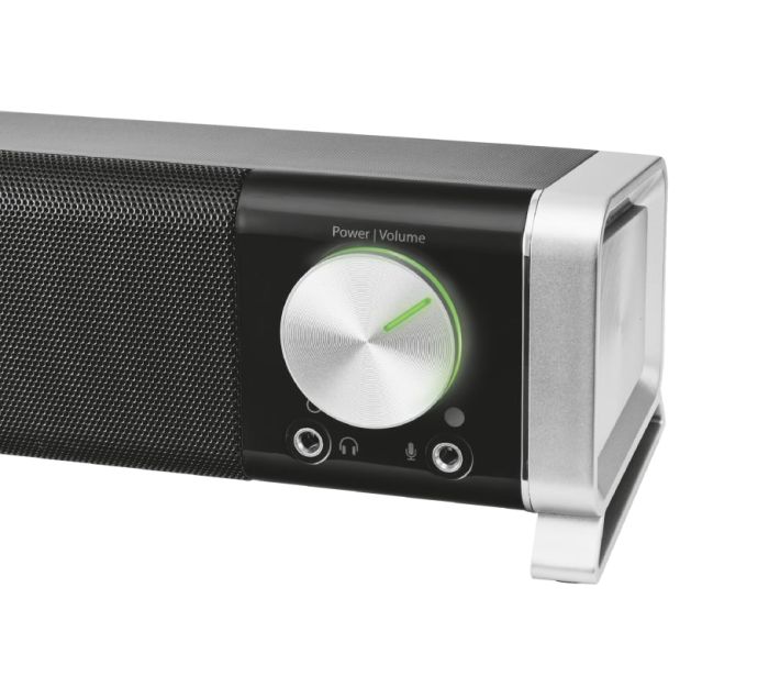 Акустическая система Trust Asto Саундбар, USB/AUX, Черный