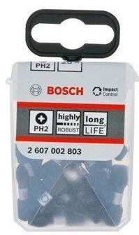 Биты Bosch Impact Control, набор 25шт, для ударной дрели, РН2х25мм