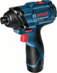 Гвинтоверт ударний акумуляторний Bosch Professional GDR 120-LI 12V 1300/2600об/хв 100Нм М4-М12 1.1кг без АКБ та ЗП