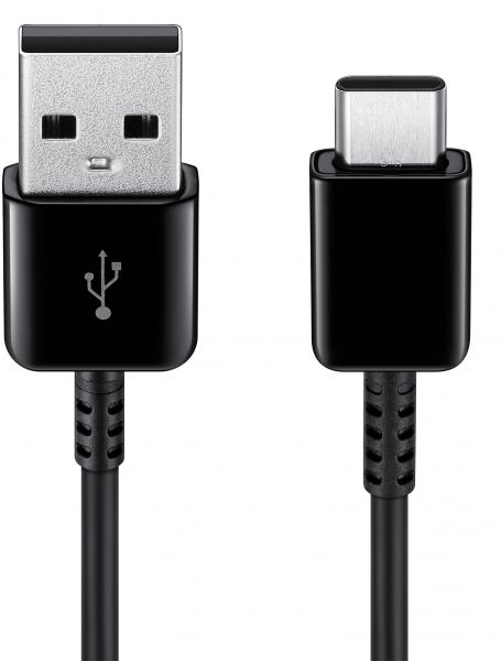 Кабель USB-A > USB-С зарядки/синхронизации Samsung, 1.5м, Type-C, черный