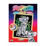 Набор для творчества Sequin Art Red Белый тигр Тоби 25*34см