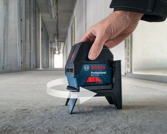 Нівелір лазерний Bosch Professional GCL 2-15, до 15м, ±0.3мм/м, + RM1 + BM3 clip + кейс, 0.5кг