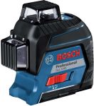 Нівелір лазерний Bosch Professional GLL 3-80, до 30м з приймачем 120м, ±0.3мм/м, 0.82кг