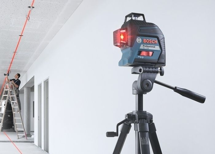 Нівелір лазерний Bosch Professional GLL 3-80, до 30м з приймачем 120м, ±0.3мм/м, 0.82кг