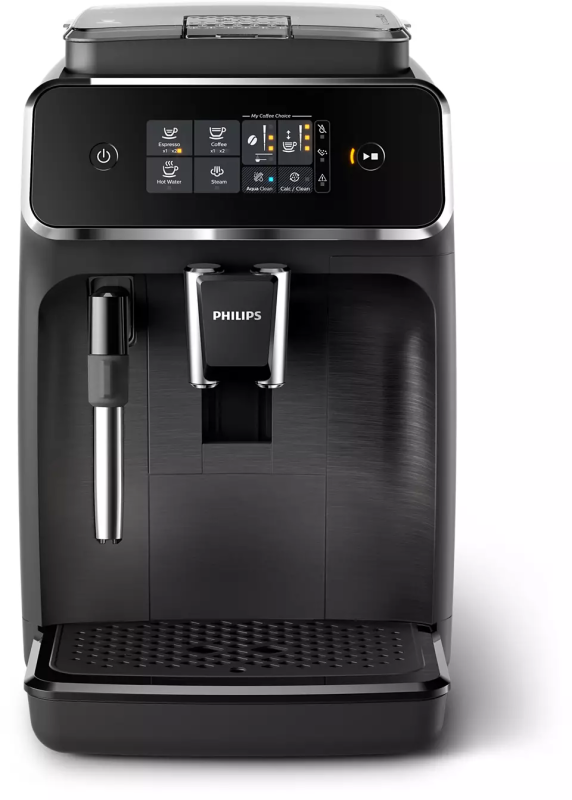 Кавомашина Philips Series 2200 1.8л, зерно, ручний капучинатор, авторецептів - 1, чорний