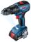 Шуруповерт-дрель ударный аккумуляторный  Bosch GSB 18 V-50, 18V2х2.0Ач, 28/50 Нм, 20+2, 460-1800об/мин, L-Case, 1.1кг