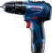 Шуруповерт-дрель ударный аккумуляторный  Bosch GSB 12V-30, 12В 2х2Ач, 18/30Нм, 20+2, 0-420/1600об/мин, кейс, 0.82кг