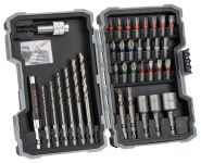 Біти та свердла Bosch Professional Pro-Mix Metal магнітний бітотримач, торцеві головки 3шт, набір 35шт