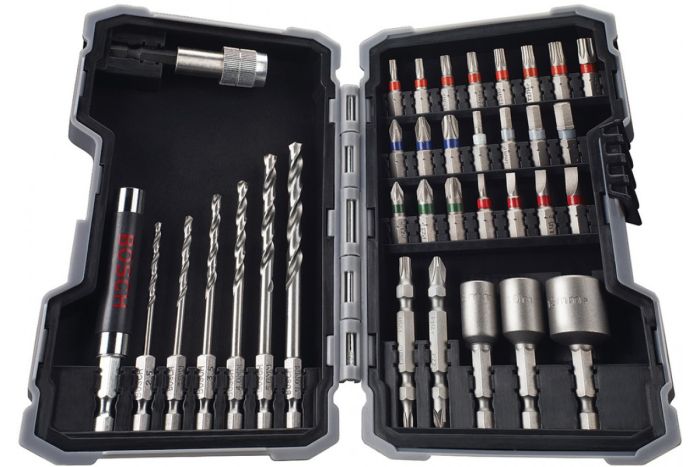 Біти та свердла Bosch Professional Pro-Mix Metal магнітний бітотримач, торцеві головки 3шт, набір 35шт