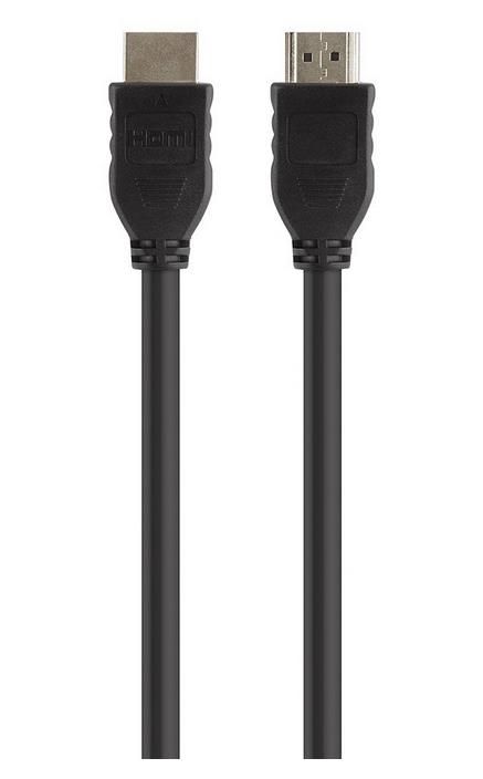 Кабель HDMI (M/M) Belkin 1.5м, High Speed Ethernet, Nickel plated, чорний