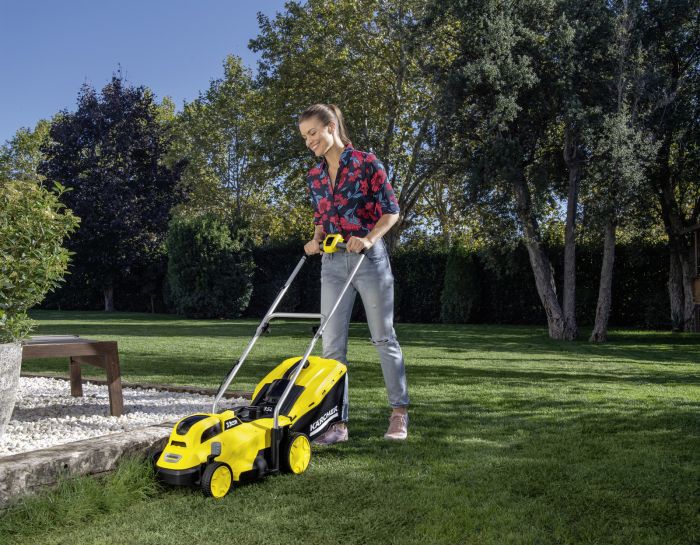 Газонокосарка акумуляторна Karcher LMO 18-33 Battery 18В 33см 35-65мм без АКБ та ЗП