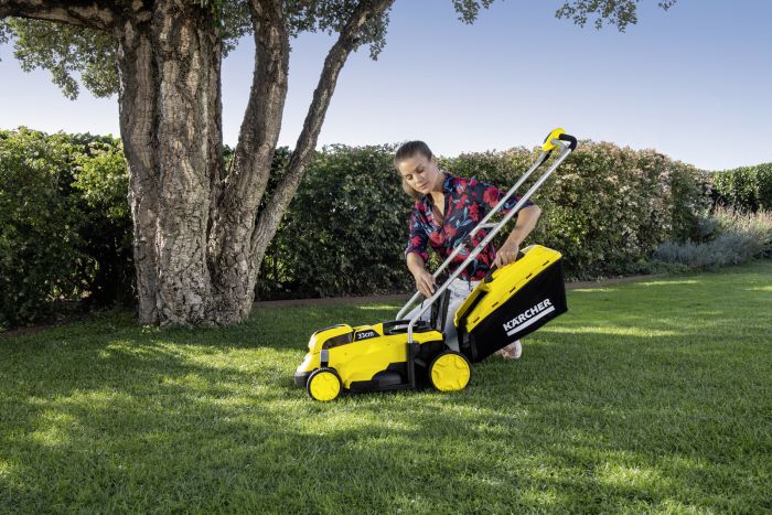 Газонокосарка акумуляторна Karcher LMO 18-33 Battery 18В 33см 35-65мм без АКБ та ЗП