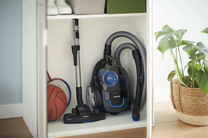 Пилосос Philips контейнерний PowerPro Compact, 900Вт, конт пил -1,5л, НЕРА13, чорний