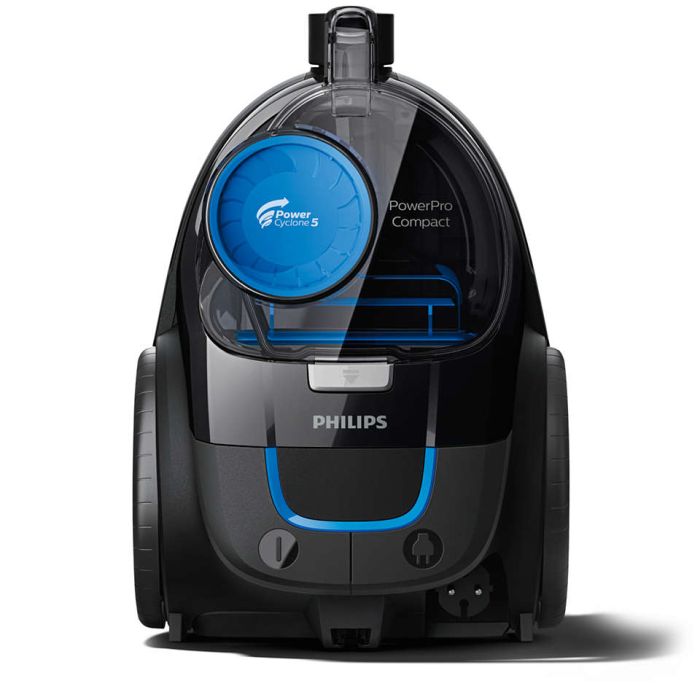 Пилосос Philips контейнерний PowerPro Compact, 900Вт, конт пил -1,5л, НЕРА13, чорний