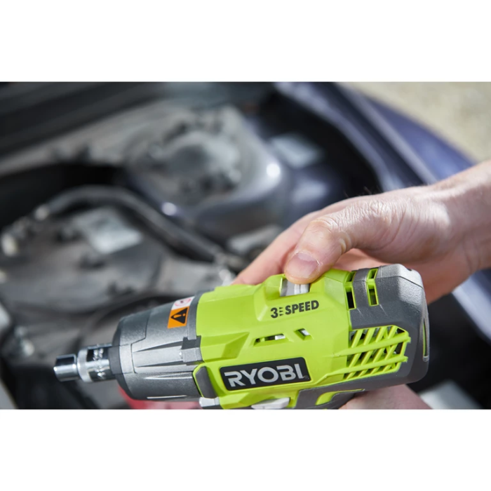 Гайковерт ударный аккумуляторный Ryobi ONE+ R18IW3-0 18В 2900об·мин 400Нм 1/2" 3 скорости 1.6кг без АКБ и ЗУ