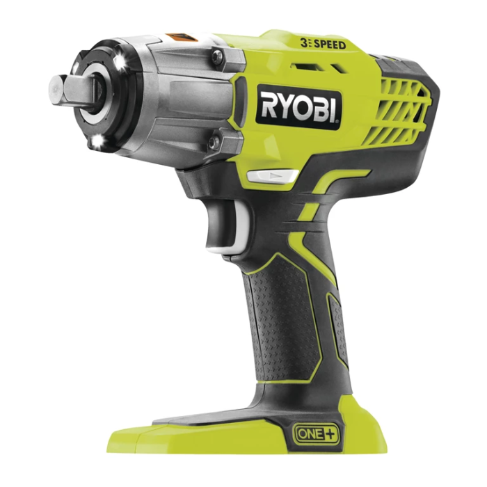 Гайковерт ударный аккумуляторный Ryobi ONE+ R18IW3-0 18В 2900об·мин 400Нм 1/2" 3 скорости 1.6кг без АКБ и ЗУ