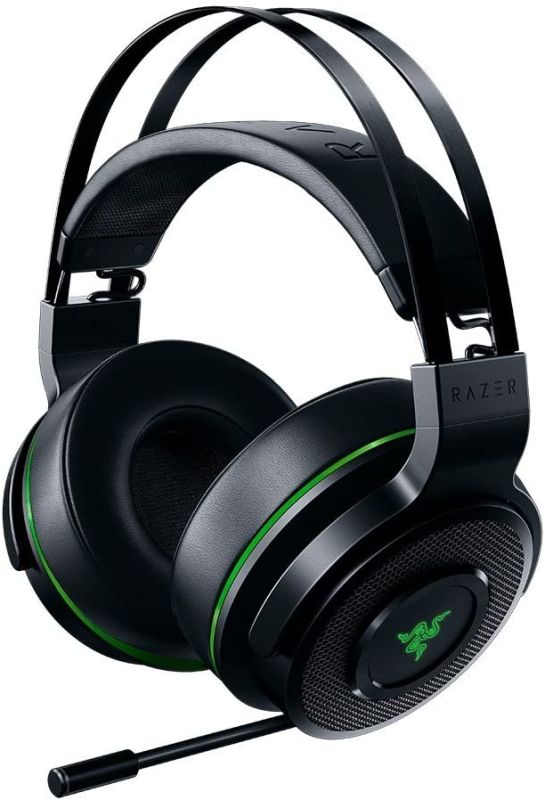 Гарнитура Razer Thresher Xbox One, USB-A/WL, чёрно-зелёный