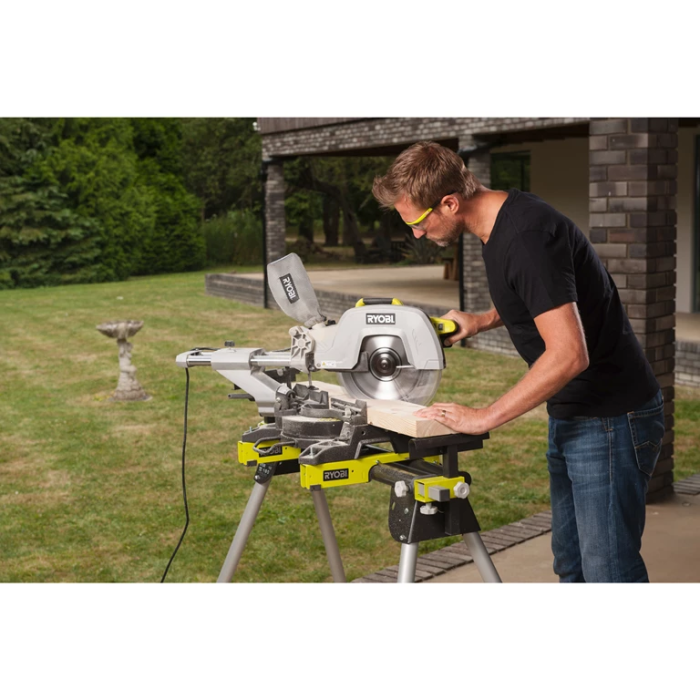 Пила торцовочная Ryobi EMS305RG с протяжкой 2200Вт диск 305мм лазер 20.7кг