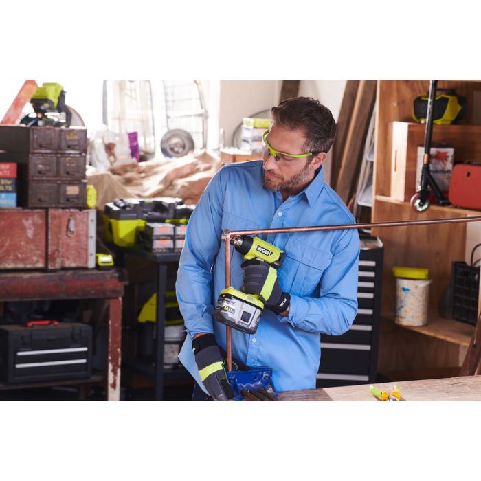 Фен строительный аккумуляторный Ryobi ONE+ R18HG-0 18В 0-470°C 170л·мин 0.6кг без АКБ та ЗУ