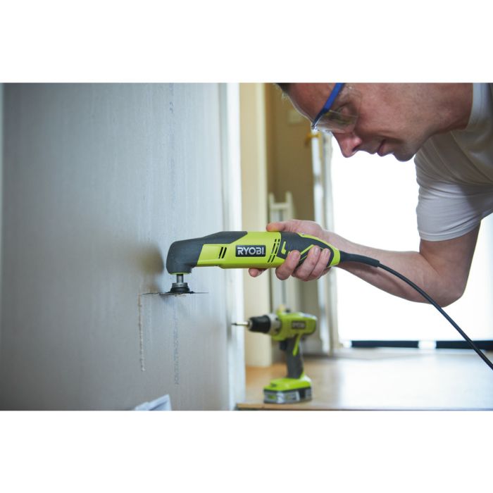 Багатофункціональний інструмент мережевий реноватор Ryobi RMT200-S 200Вт 10000-20000об/хв кут коливань 3° 1.6кг