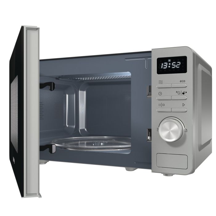 Мікрохвильова піч Gorenje, 20л, електр. керув., 800Вт, дисплей, нерж
