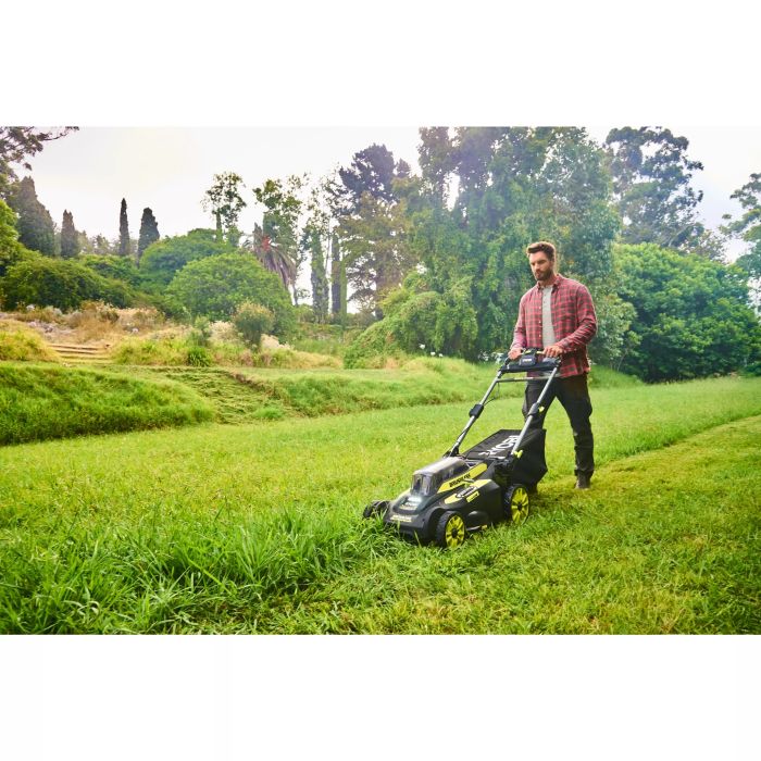 Газонокосилка аккумуляторная Ryobi Max Power RY36LMX51A-160 36В акб 1х6А·ч 51см 70л 20-70мм самоходная 24.7кг