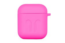 Чохол 2Е для AirPods (Gen 1-2, 2016-2019), Pure Color Silicone Imprint (1.5mm), червоний