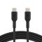 Кабель USB-C > USB-C зарядки/синхронизации Belkin 2м, 60Вт, Type-C, PVC, черный