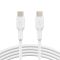 Кабель USB-C > USB-C зарядки/синхронизации Belkin 1м, 60Вт, Type-C, PVC, белый