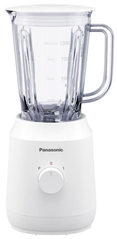 Блендер Panasonic стаціонарний 290Вт, чаша-1000мл, скло, білий
