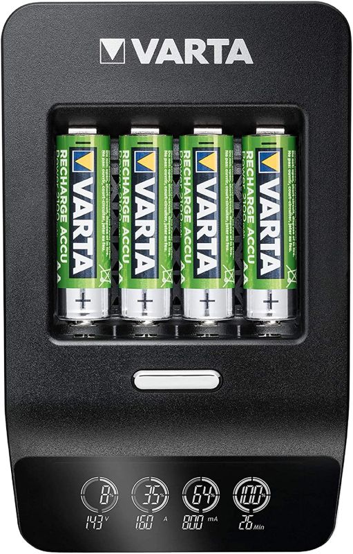Зарядний пристрій Varta LCD Ultra Fast Plus Charger 4хNI MH AA2100 мА•год