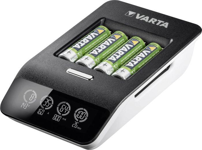 Зарядний пристрій Varta LCD Ultra Fast Plus Charger 4хNI MH AA2100 мА•год
