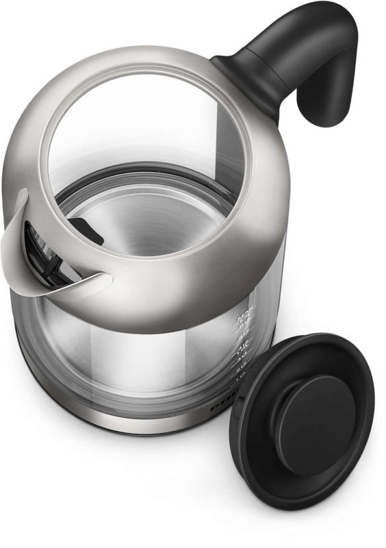 Электрочайник Philips Series 5000 1.7л, стекло, черно-серебристый