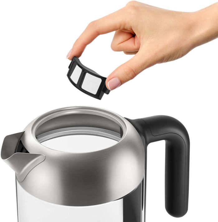 Электрочайник Philips Series 5000 1.7л, стекло, черно-серебристый