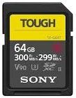 Карта памяти Sony SDXC   64GB C10 UHS-II U3 V90 R300/W299MB/s Tough