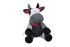 Мягкая игрушка Same Toy Корова/Бык 30см, черно-белый