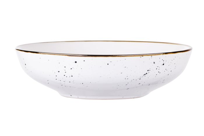 Тарілка супова Ardesto Bagheria Bright white, 20см, кераміка, білий