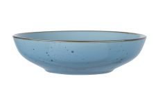 Тарілка супова Ardesto Bagheria Misty blue, 20см, кераміка, синій