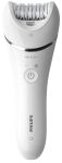 Епілятор Philips 8000 series дисковий, акумуляторний , пінцет.-32, волог.+сух., насадок-4, з підсвіткою, білий