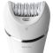 Эпилятор  Philips 8000 series дисковый, аккумуляторный, пинцет.-32, влаж.+сух., с подсветкой, насадок-4, белый