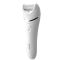 Эпилятор  Philips 8000 series дисковый, аккумуляторный, пинцет.-32, влаж.+сух., с подсветкой, насадок-4, белый