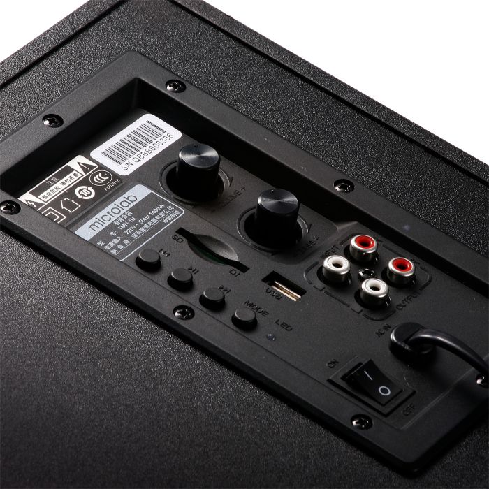 Акустична система MICROLAB  2.1, 40W, mini-jack, USB, SD, чорний Microlab TMN-9U