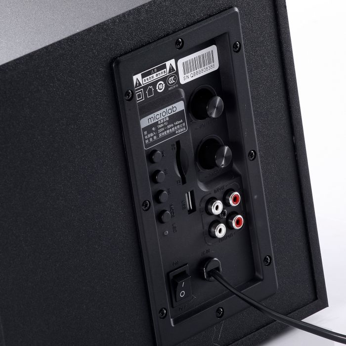 Акустична система MICROLAB  2.1, 40W, mini-jack, USB, SD, чорний Microlab TMN-9U