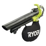 Повітродув-пилосос садовий акумуляторний Ryobi Max Power RBV36B 36В безщітковий 238км/год мішок 45л 4.4кг без АКБ та ЗП
