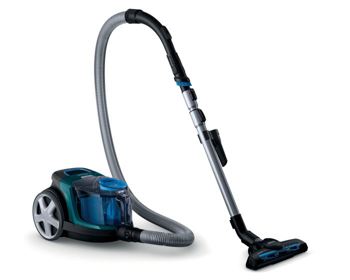 Пилосос Philips контейнерний 3000 series , 900Вт, конт пил -1,5л, НЕРА, турбощітка, чорно-зелений