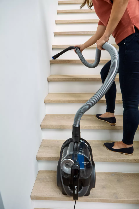 Пылесос Philips контейнерный 7000 series, 900Вт, конт пыль -2л, НЕРА, турбощётка, синий