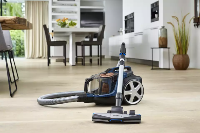 Пылесос Philips контейнерный 7000 series, 900Вт, конт пыль -2л, НЕРА, турбощётка, синий