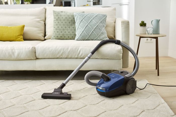 Пилосос Philips мішковий PowerGO, 750Вт, 3л, НЕРА, синій