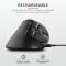 Мышь Trust Voxx Rechargeable Ergonomic, WL, Черный