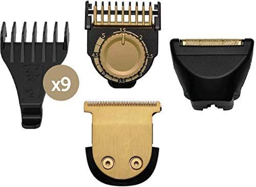 Триммер Remington T-Series для бороды и усов, акум., роторный мотор, насадок-12, сталь, черный
